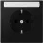 JUNG LS 1520 KINA SWM Socket Outlet Type F Black (LS1520KINASWM)