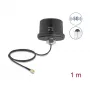 Antenna DELOCK 81469 omnidirectional 5G LTE GNSS Wi‑Fi 6 SMA connector gain 1.9–3.3 dBi