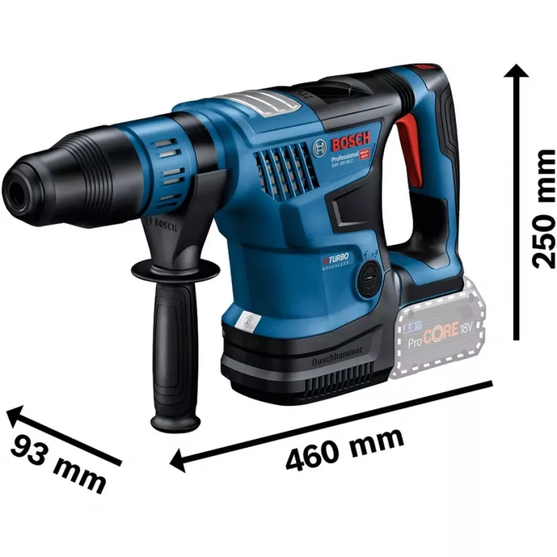 Bosch GBH 18V-36 C Professional 500 RPM SDS Max 6.1 kg Black, Blue