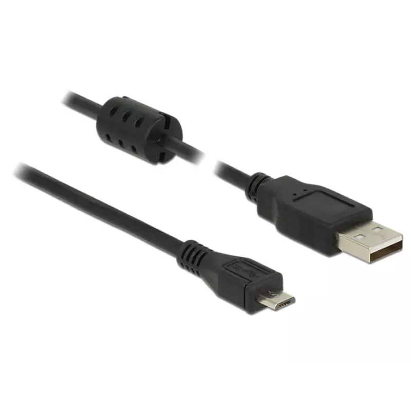 USB Cable DeLOCK 84902 USB 2.0 1.5 m USB A Micro-USB B Black