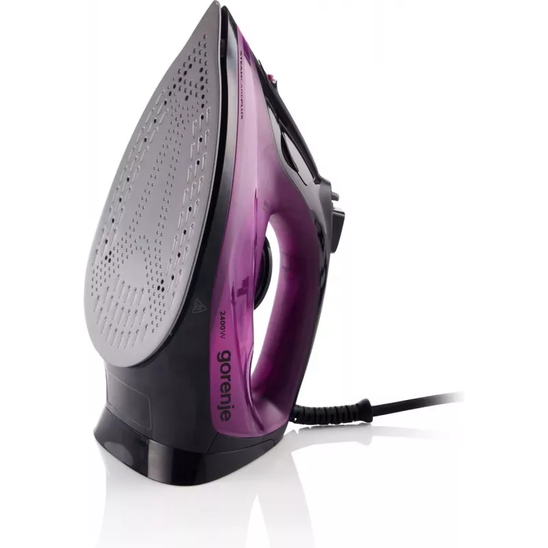 Gorenje SIK2400BKV Steam Iron, 2400W, Water tank capacity 450 ml, Continuous steam 40 g/min, Auto power off, Purple/Black