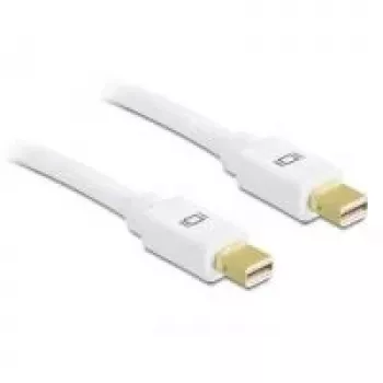 DeLOCK - DisplayPort-Cable - Mini-DisplayPort (M) - Mini-DisplayPort (M) - 2,0m - White - for Apple MacBook, MacBook Air, MacBook Pro (82795)