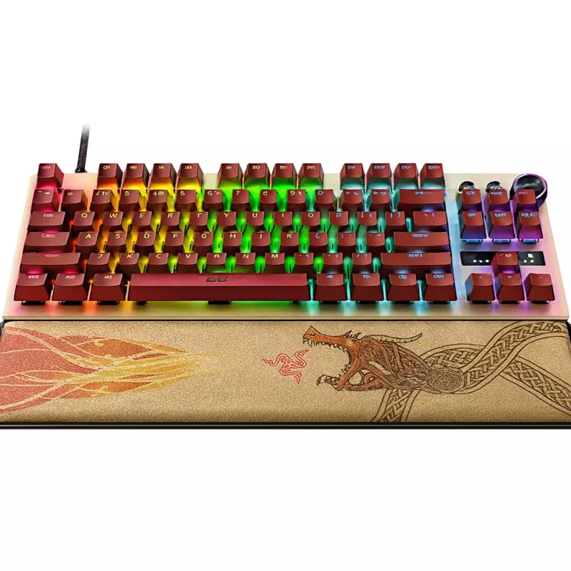Razer Huntsman V3 Pro Tenkeyless | Gaming Keyboard | Wired | US | Counter-Strike 2 Edition | USB Type-C | Razer Analog Optical Switch Gen-2