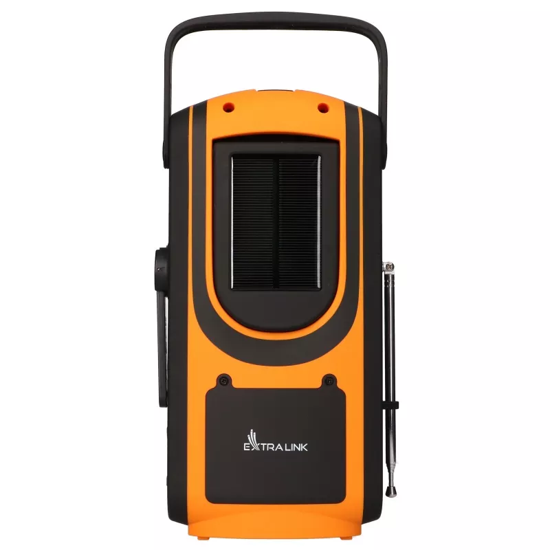 Extralink Power Ranger EPS-6000 | Power Bank | 6000mAh, FM Radio, LED Light, Dynamo, Solar Panel