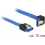SATA Cable DeLOCK 85092 0.7m SATA 7-pin Black Blue