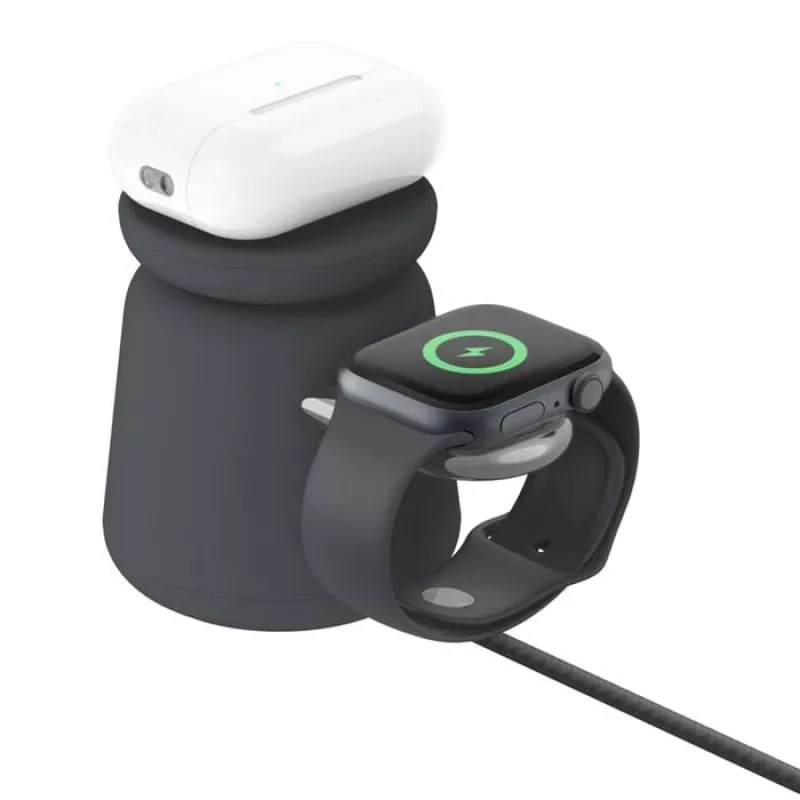 Wireless charger Belkin WIZ027VFH36 2‑in‑1 magnetic Qi2 15W for iPhone and Apple Watch