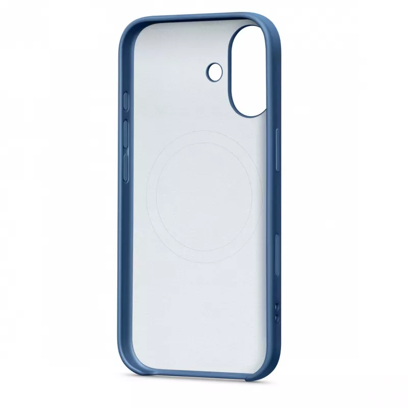 Kickstand Case for iPhone 17 by Apple Beats — MagSafe, Camera Control, Polycarbonate/Microfibre, Blue, fits 6.3 inch
