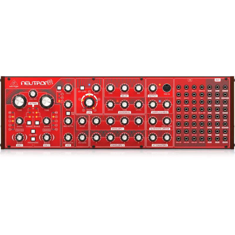 Behringer NEUTRON analog synthesizer, red