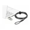 Cable lock DELOCK 20677 — combination laptop security cable 2 m, Ø 4.4 mm, black/silver