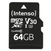 Memory Card Intenso 64GB MicroSDXC UHS-I Class 10 3433490