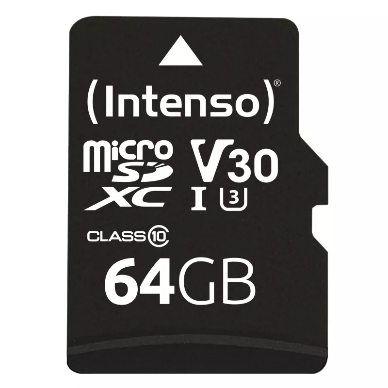 Memory Card Intenso 64GB MicroSDXC UHS-I Class 10 3433490