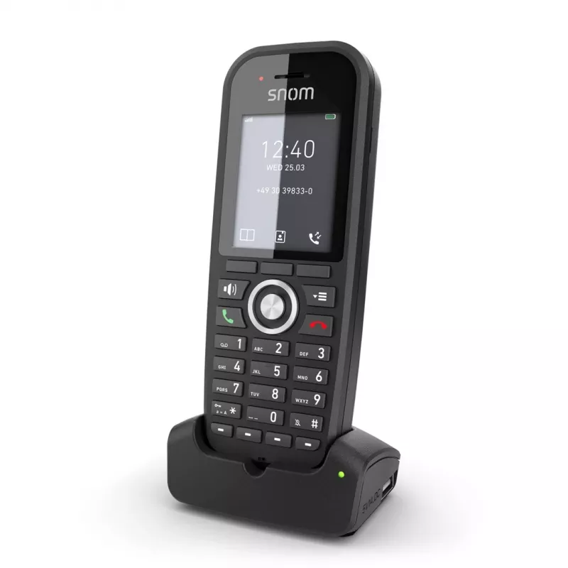 DECT telephone Snom M30 IP DECT Handset Wireless handset Black