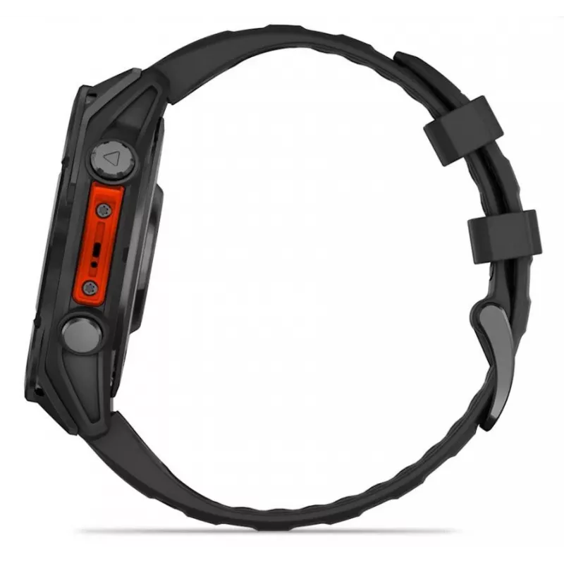 Garmin Fenix 8 3.56 cm (1.4) AMOLED 47 mm Digital 454 x 454 pixels Touchscreen Black Wi-Fi GPS (satellite)