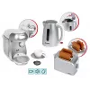 KLEIN Breakfast set silver — children's role-play kitchen breakfast playset