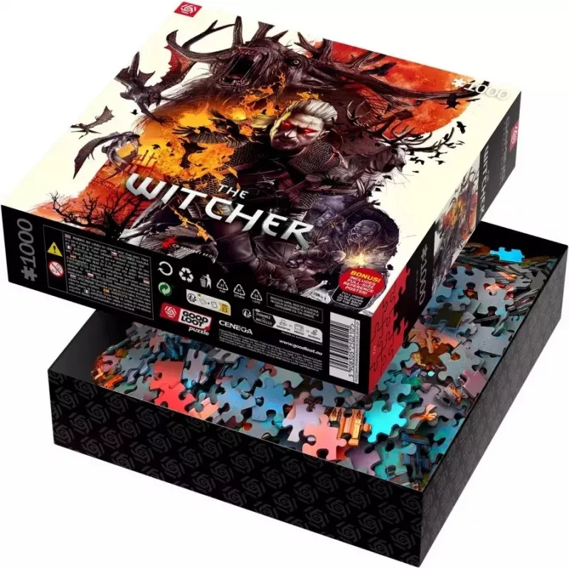 Good Loot Gaming Puzzle: The Witcher Monsters, 1000 pieces
