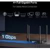 Tabletop router MERCUSYS MR25BE EasyMesh Wi‑Fi 7 dual‑band 2.4/5 GHz, 3600 Mbps, 3× Gigabit LAN, 4 external antennas
