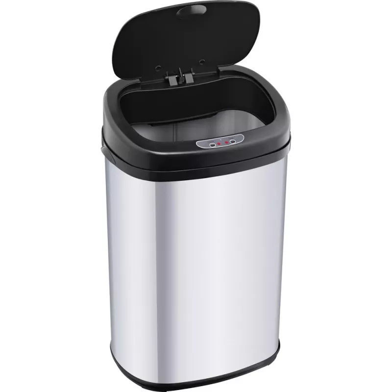 Trash can LAMART LT8021 stainless steel pedal, motion sensor, 30 L, 34×25×54 cm