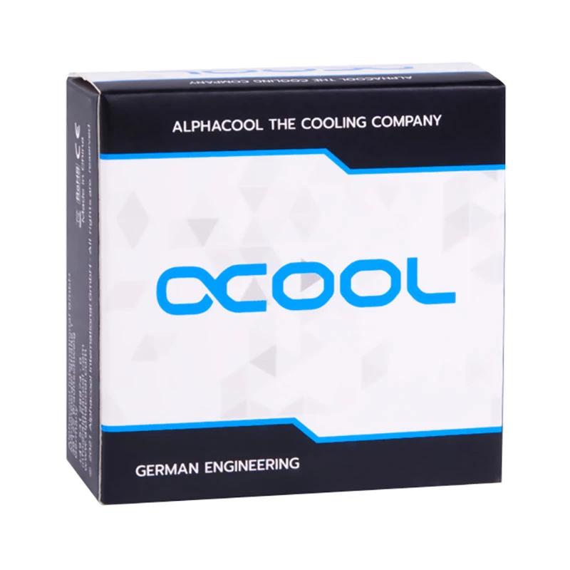 Alphacool ES D-Plug 25,5mm G1/4 AG auf G1/4 AG - Deep Black (17580)