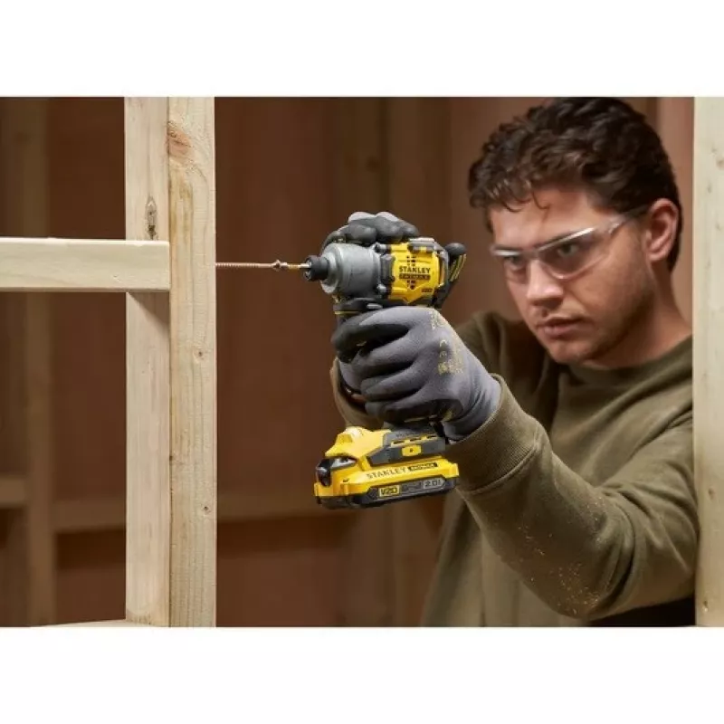 Impact driver Stanley FATMAX SFMCF830B-XJ 3200 RPM Black Yellow