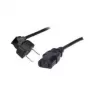 Power Cable Type F ShiverPeaks C13 2m Black