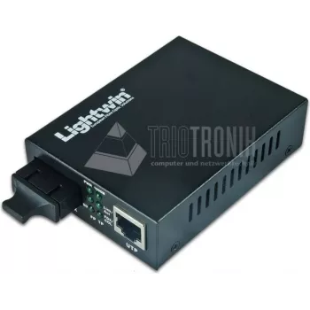 Lightwin LWC 10/100 MM SC Network Media Converter 100 Mbit/s Multi-Mode Black (LWC 10/100 MM SC)