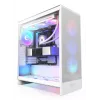 PC Case NZXT H7 Flow RGB Midi Tower White — Tempered Glass, EATX, Front 3×120mm, USB-C