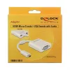 USB graphics adapter DeLOCK 65557 1920 x 1080 pixels White