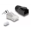 DeLOCK 66903 wire connector RJ-45 Black Metallic Male 25 pcs