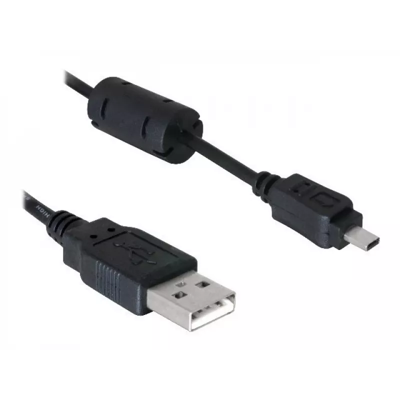 DeLOCK USB Cable 1.83m Black Male/Female Nickel Plating