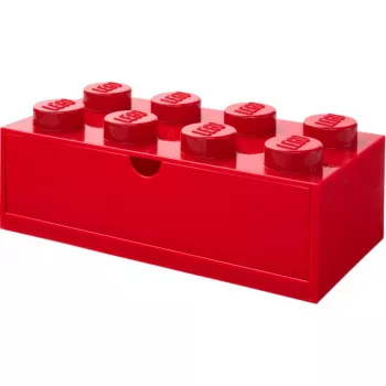 Desk Drawer LEGO 8, LEGO brand, red