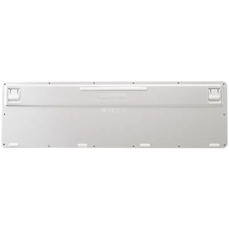 Wireless Keyboard CLEVETURA CLVX 1 Touch-On-Keys AI — ANSI US Mac layout, Scissor Switches, Aluminum Chassis, Interactive RGB