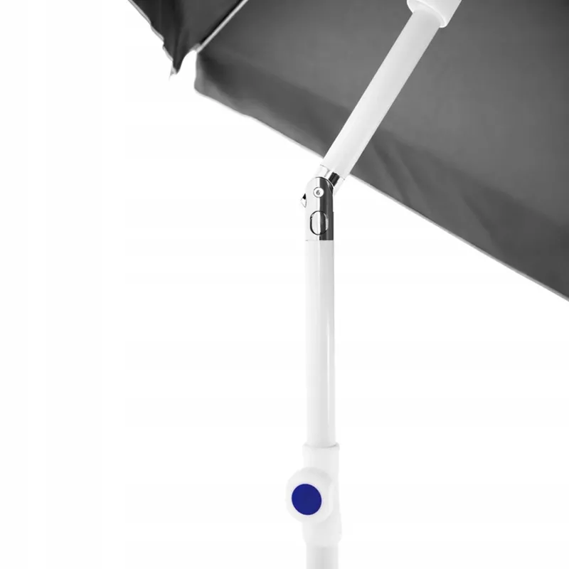 Folding garden umbrella Extralink Black Forest 2 m, grey