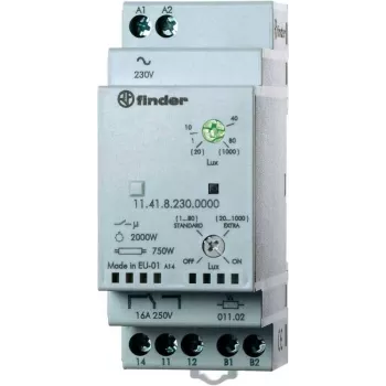 Finder Twilight Switch for 35 mm DIN-Rail, Serie 11.41.8.230 11.41.8.230.0000 (Standard/hoher Range) 1 - 80/30 - (11.41.8.230.0000)