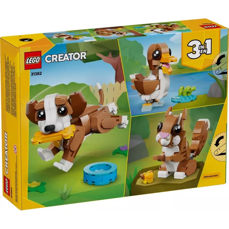 LEGO CREATOR 3 IN 1 31382 Cute Animals: Playful Puppy Dog