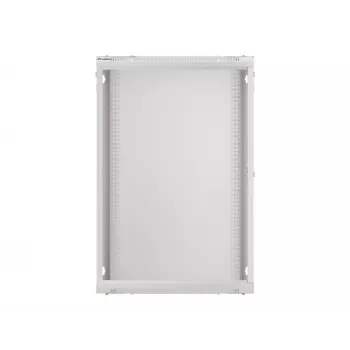 Lanberg WF01-6418-10S Wall-Mounted 19 inch 18U Rack Cabinet 600x450mm Grey (Glass Door)