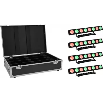 LED panel light EUROLITE PMB-8 COB QCL 30W — set of 4