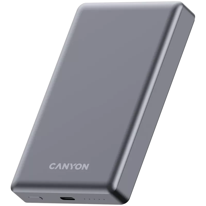 Canyon OnCharge 510 - Powerbank - 10.000 mAh - in USB-C - out USB-C PD 20W + Wireless Magnet