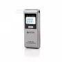Alcohol tester ORO‑MED X12 PRO SILVER — contactless breathalyzer, range 0–4 g/L, LCD, AAA batteries