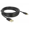 USB cable DeLOCK 83669 USB 2.0 4 m USB A USB C Black