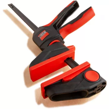 One-hand clamp Bessey EZ360-30 300 mm throat, 80 mm opening, black/red