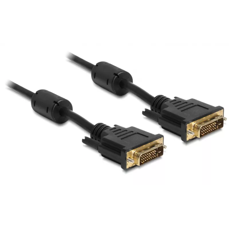 DVI cable DeLOCK 83191 3 m DVI-D Black