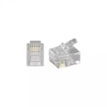 Goobay 58626 Wire Connector RJ-12 Transparent (58626)