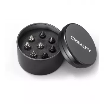 Tip replacement kit Creality 3D 4008030052 8 pcs Black Silver