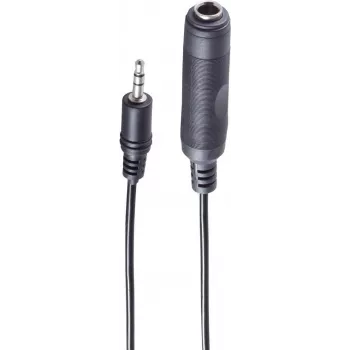Audio Cable ShiverPeaks BS30701 0.2m 3.5mm to 6.35mm Black