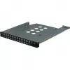 Inter-Tech IPC 1U-1404 Rack Black, Stainless steel