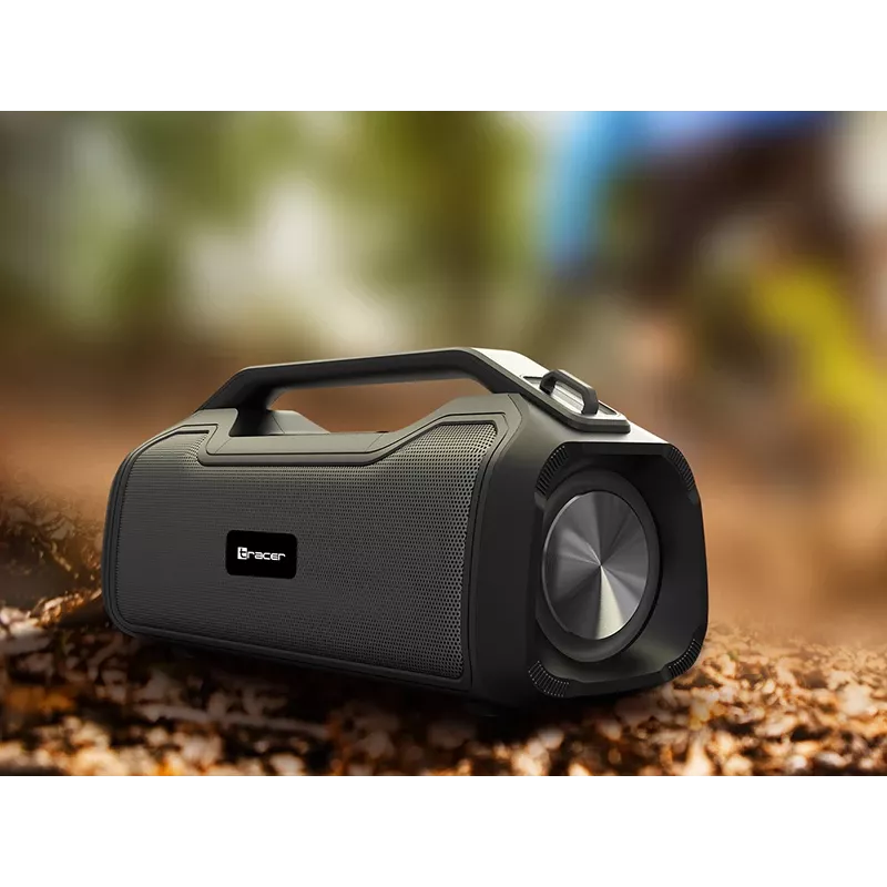 Stereo portable speaker TRACER BigBoy TWS Bluetooth 40W RMS, Bluetooth 5.3, 12h battery, Black