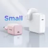 Power adapter UGREEN X512 20W USB-C PD fast charging, pink, 100–240V input, 1× USB-C
