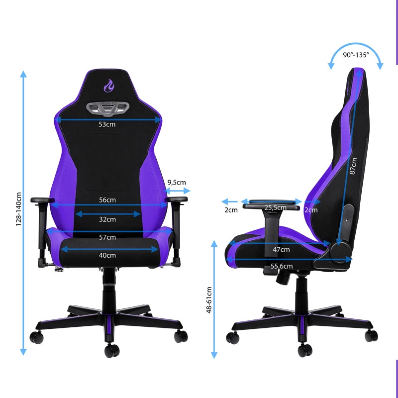 Nitro Concepts S300 Gaming Chair - Nebula Purple