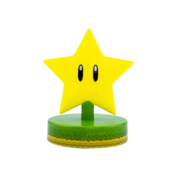 Table lamp Paladone Super Mario Super Star Icon Light — decorative LED night light