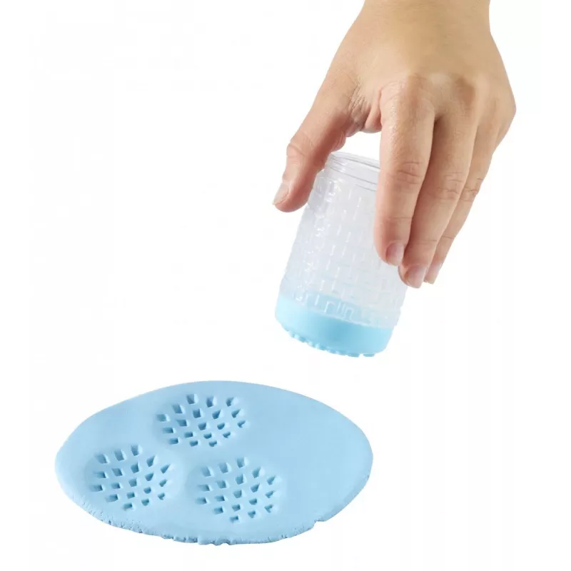 Plastic mass Wonder Factory Never Dry Dough, Light Blue, Orange